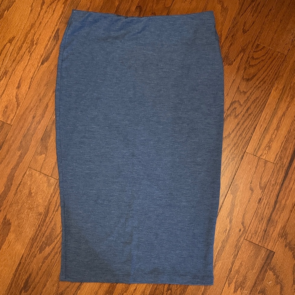 Forever 21 Denim Blue Pencil Skirt